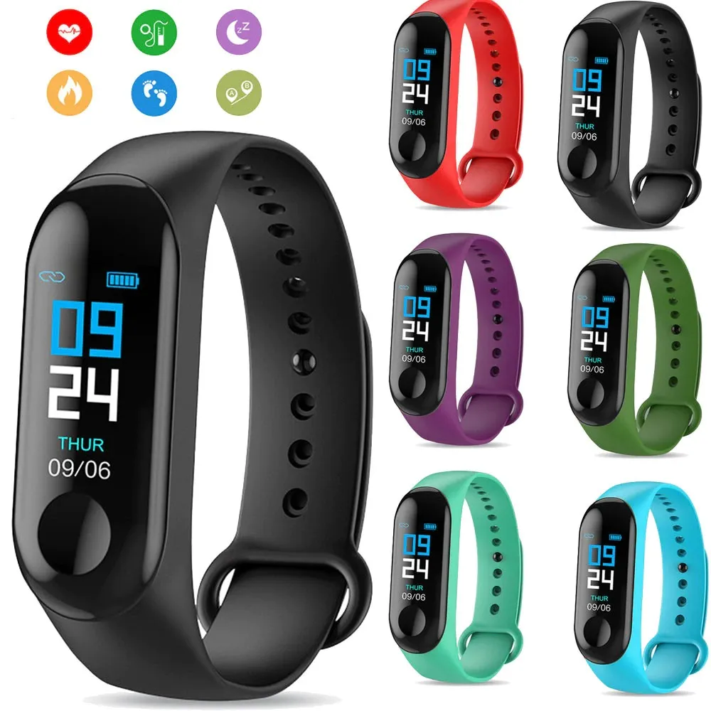 Generic Smart Mens Watch Pedometer Heart Rate Blood Pressure - image 8