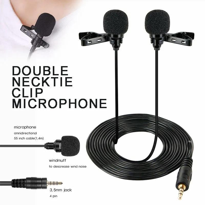 Generic Mini Portable 3.5mm Clip On Microphone - image 5