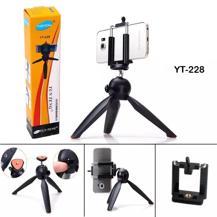 YUNTENG XH-228 Mini Tripod Phone Holder DSLR - image 3