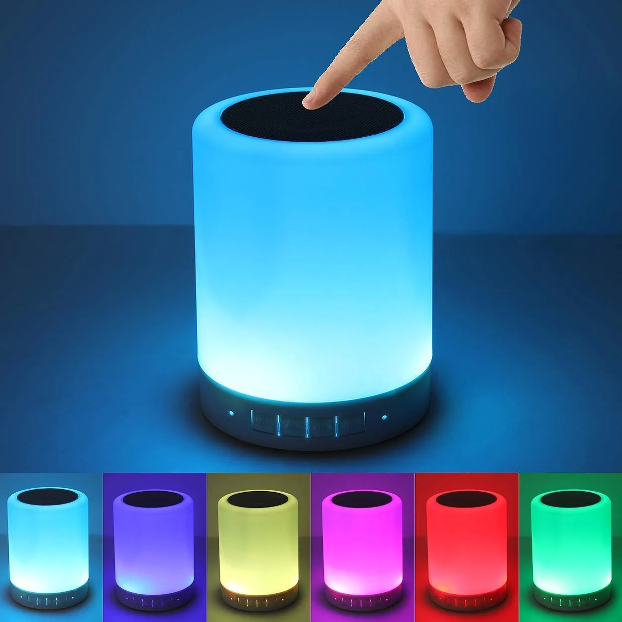 Generic Mini Player Touch Bluetooth Speaker Night Light