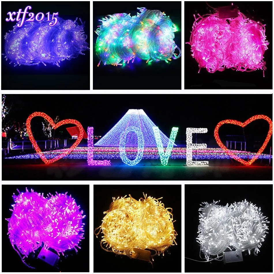 Generic 1PCS Fairy Light String 220V Red - image 8
