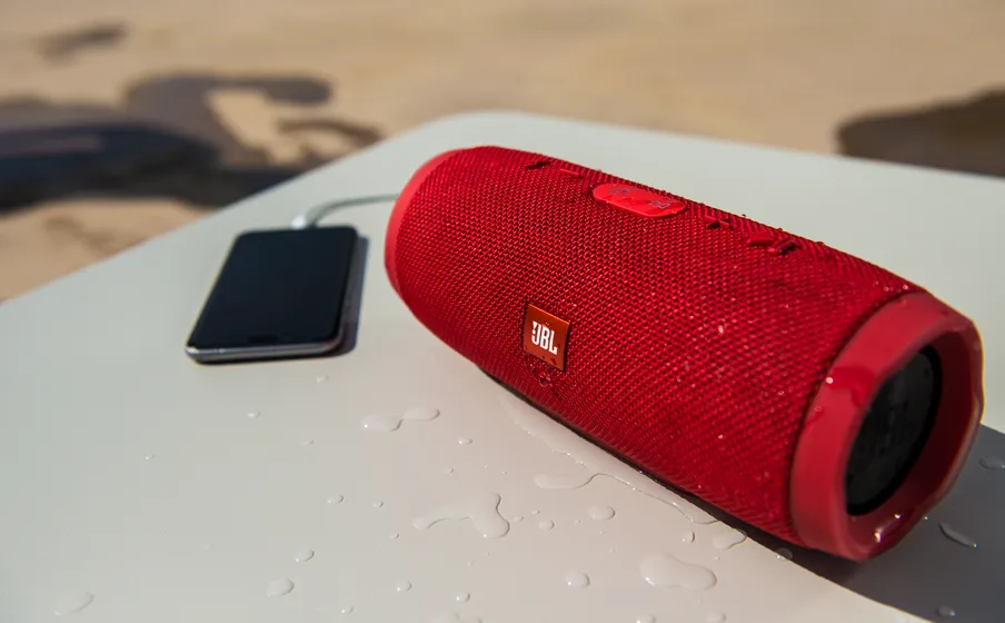 JBL Charge 3 Portable Bluetooth Speaker Red - image 2
