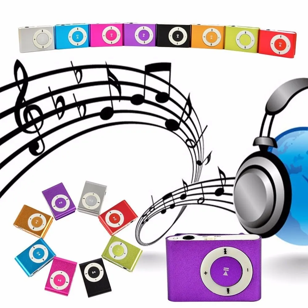 Generic Clip MP3 Player Mini TF/SD Slot USB Waterproof Sport - image 8