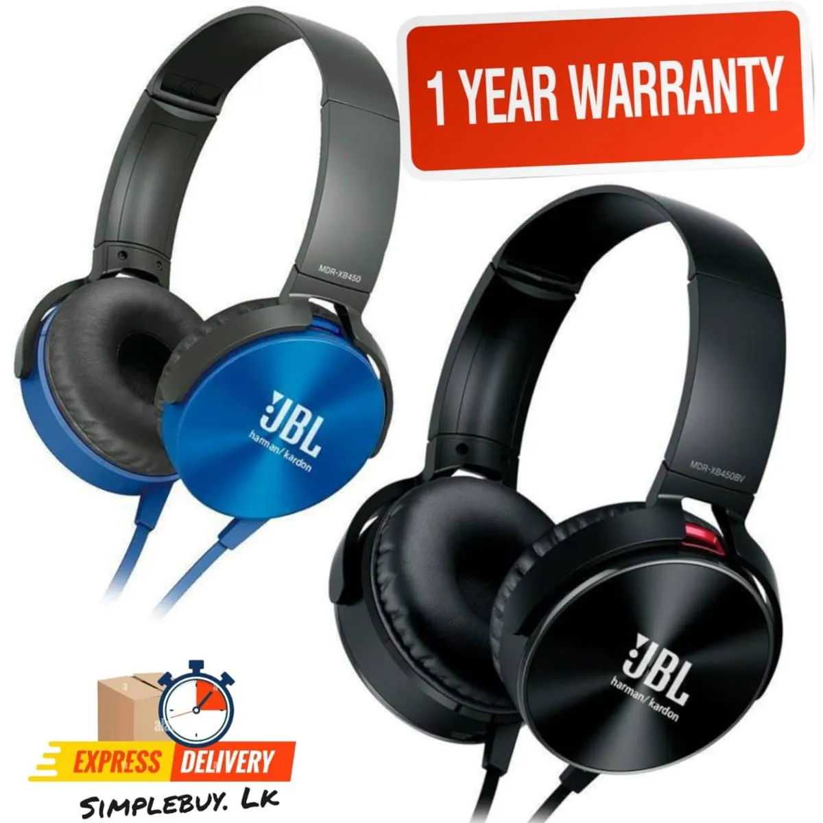 Sony MDR-XB450 Extra Bass Stereo Headphones