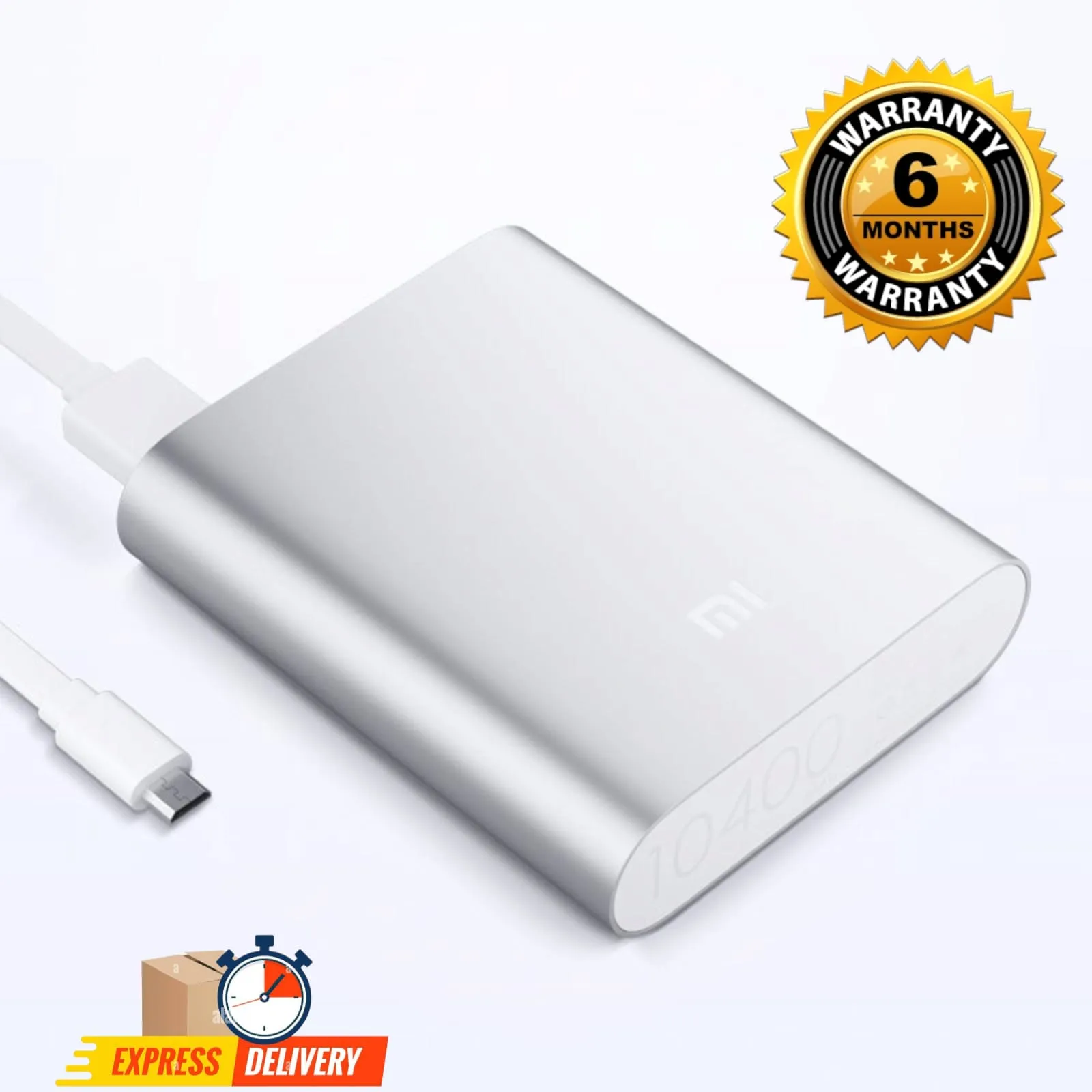 MI 10400mAh Power Bank Silver