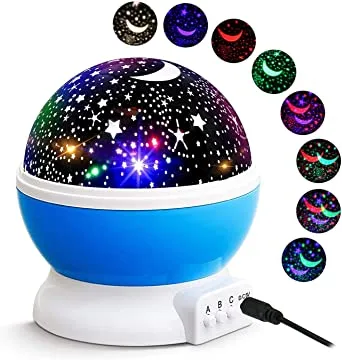 SMART Star & Moon Projector Color Changing Rotating - image 3