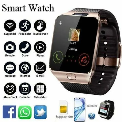 DZO9 Smart Watch Touch Screen Camera Phone Call - image 4
