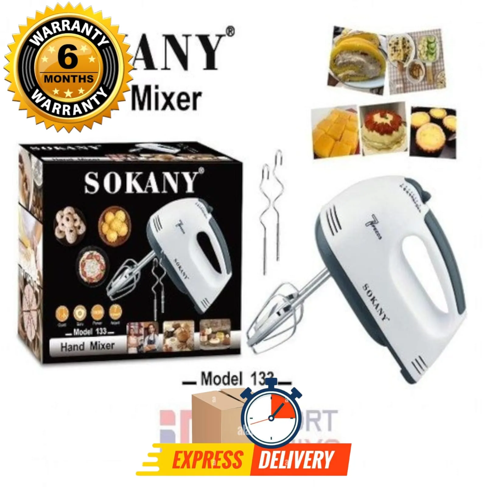 Sokany Hand Mixer High-power Electric Whisks