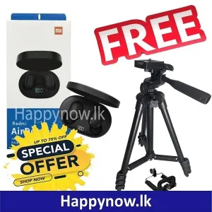 Xiaomi Mi Redmi Airdots TWS Bluetooth Earphones + Tripod