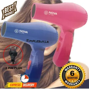 Nova NV838 Foldable Hair Dryer - Blue