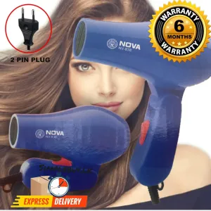 Nova 1000W Travel Portable Foldable Hair Dryer