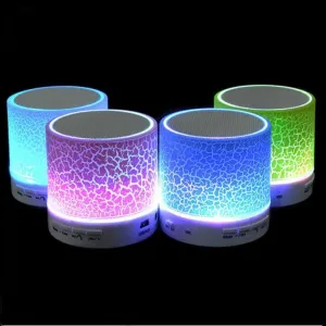 Generic Mini Speaker Colorful LED TF Card Bluetooth