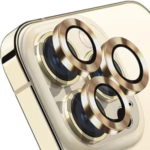 Apple iPhone 14 Pro Max Gold Camera Lens Protector 3 Pcs