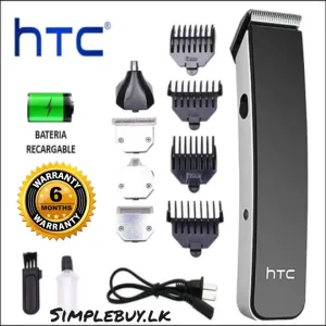 HTC AT-1201 5-in-1 Rechargeable Hair Clipper & Shaver