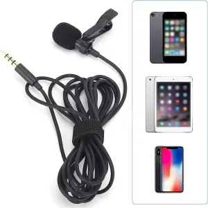 Generic Lavalier Mic Set Portable 3.5mm Condenser