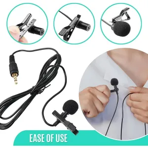 Generic Mini Portable 3.5mm Clip On Microphone