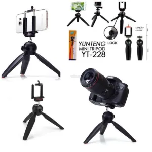YUNTENG XH-228 Mini Tripod Phone Holder DSLR