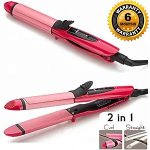 Nova Professional 2 in 1 Hair Straightener & Curler