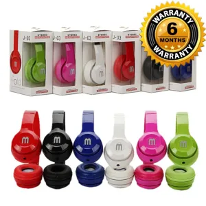 Generic J-03 Fold Stereo Wired Headset