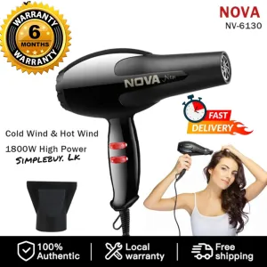 Nova NV-6130 Professional Foldable 1800W Hair Dryer