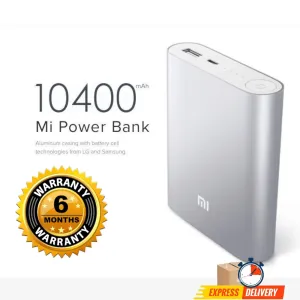Mi 10400mAh Power Bank Portable Emergency