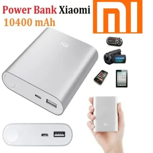 Xiaomi 10400mAh Power Bank All Mobile Phone Support Silver