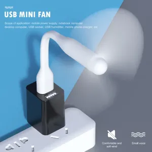 Generic USB Fan Portable Flexible Mini USB Output
