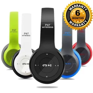 P47 Bluetooth Over-Ear Wireless Headphones