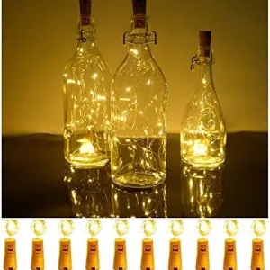 Fairy Lights 2m String 20LEDs Home Decor Yellow