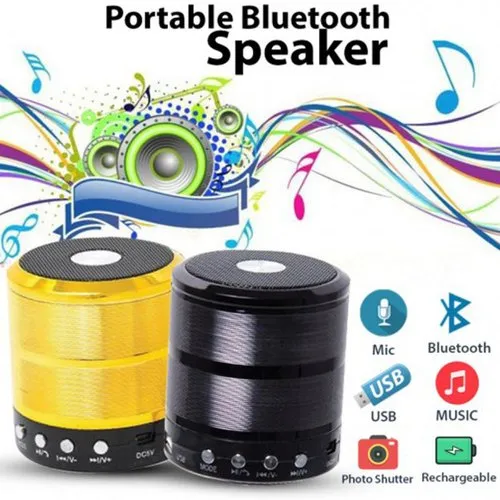 Universal WS-887 Mini Speaker Metal Bluetooth (5 Colour) - image 2