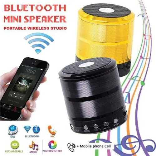 Universal WS-887 Mini Speaker Metal Bluetooth (5 Colour) - image 4