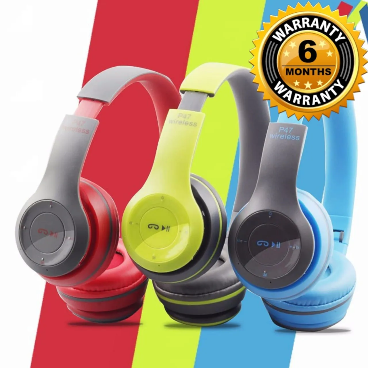 P47 Wireless Bluetooth Headset Noise Canceling