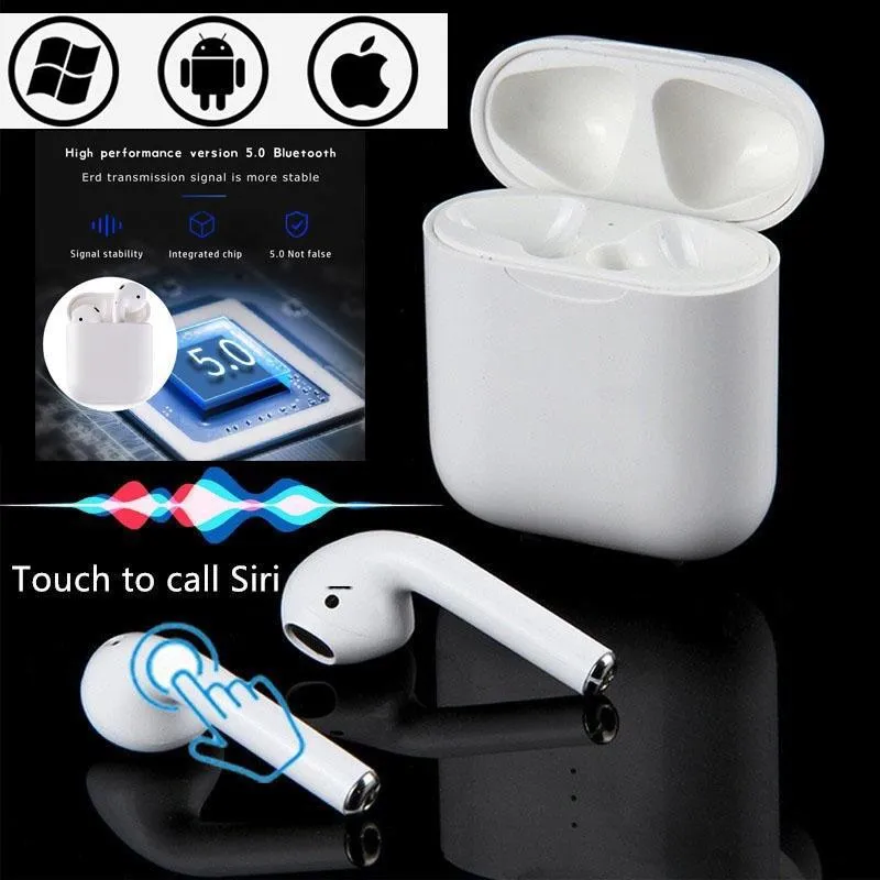 Generic White Full Set Wireless Bluetooth Earbuds - image 3
