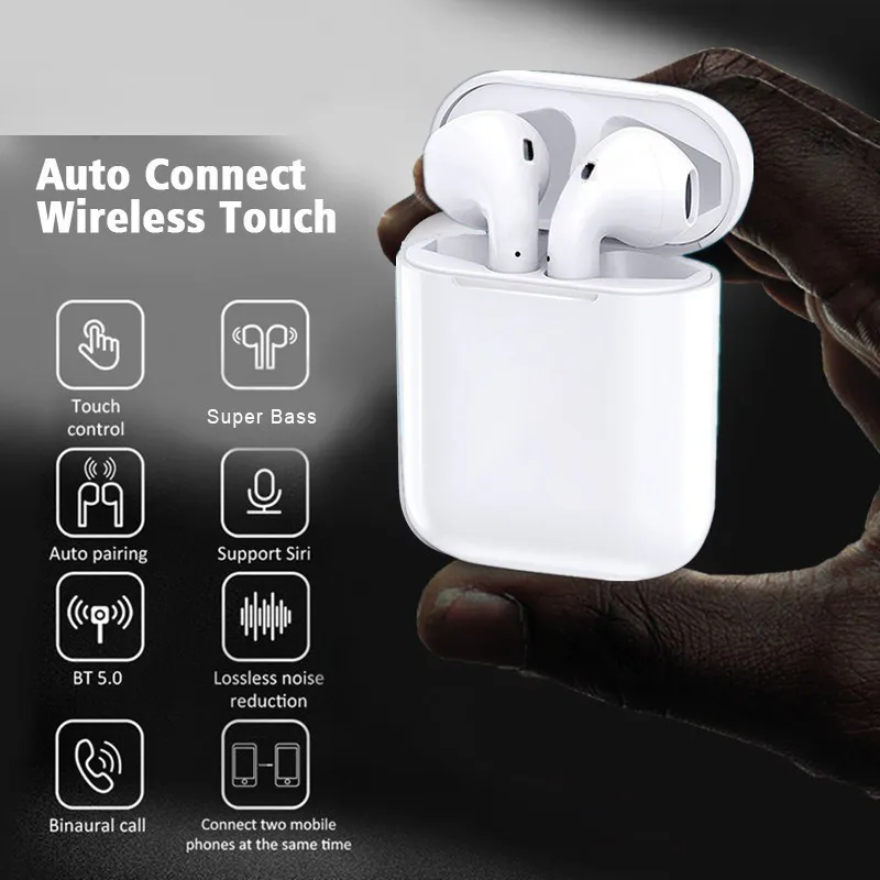 Generic White Full Set Wireless Bluetooth Earbuds - image 5