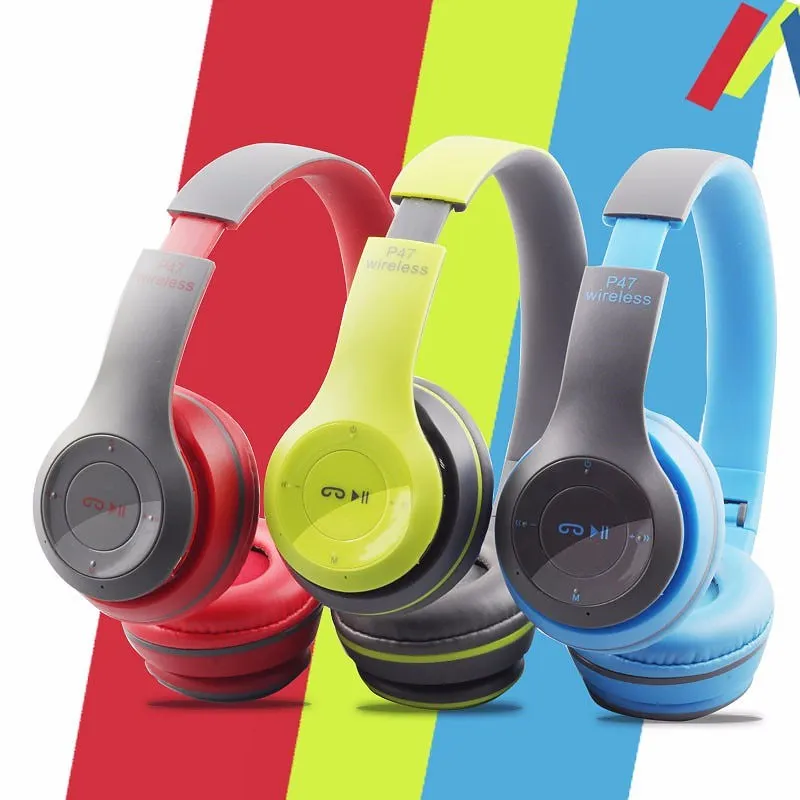 P47 Wireless Bluetooth Over-Ear Headphones
