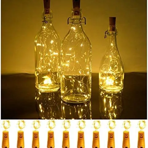 Fairy Lights 2m String 20LEDs Home Decor Yellow