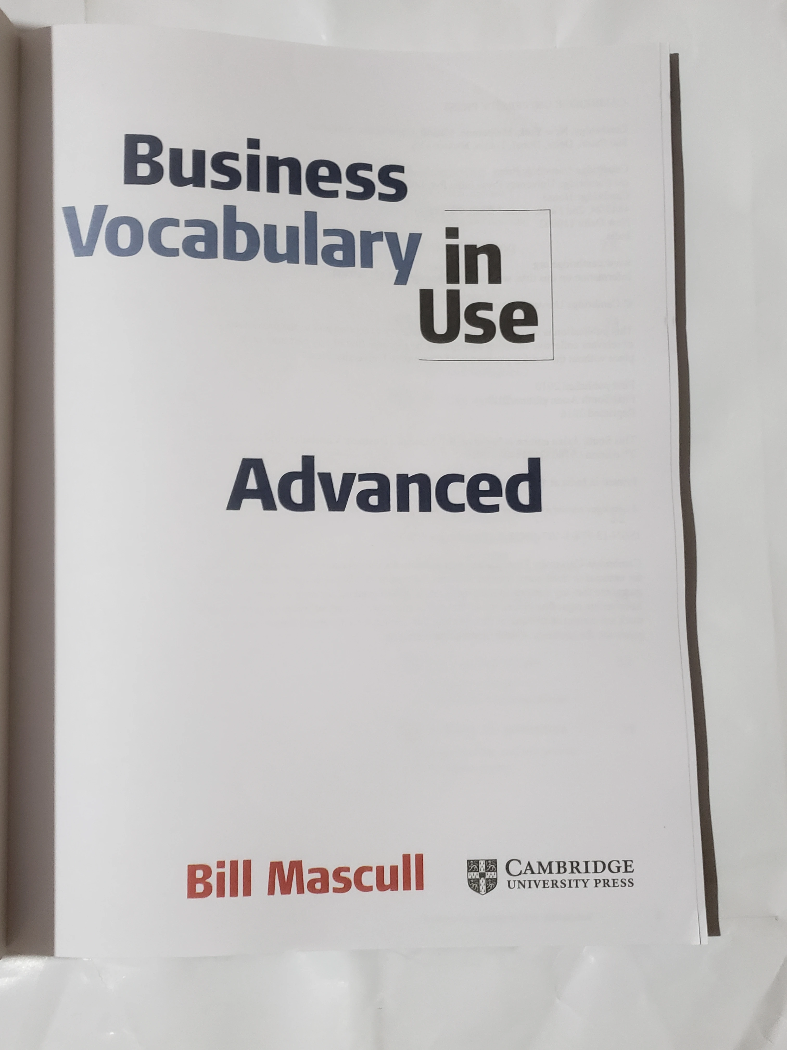 Generic Advance Business Vocabulary in Use Book Audio - image 2