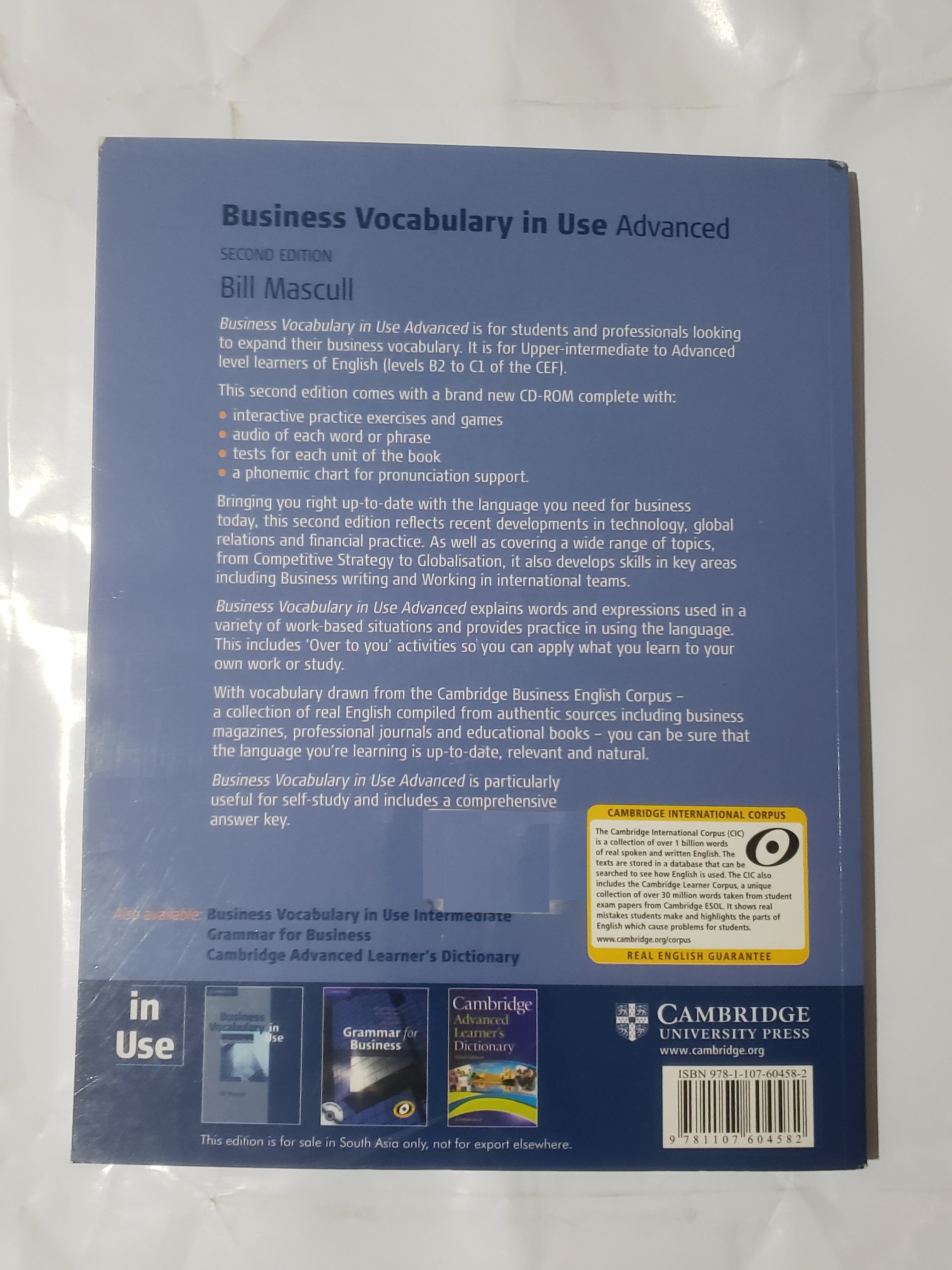 Generic Advance Business Vocabulary in Use Book Audio - image 6