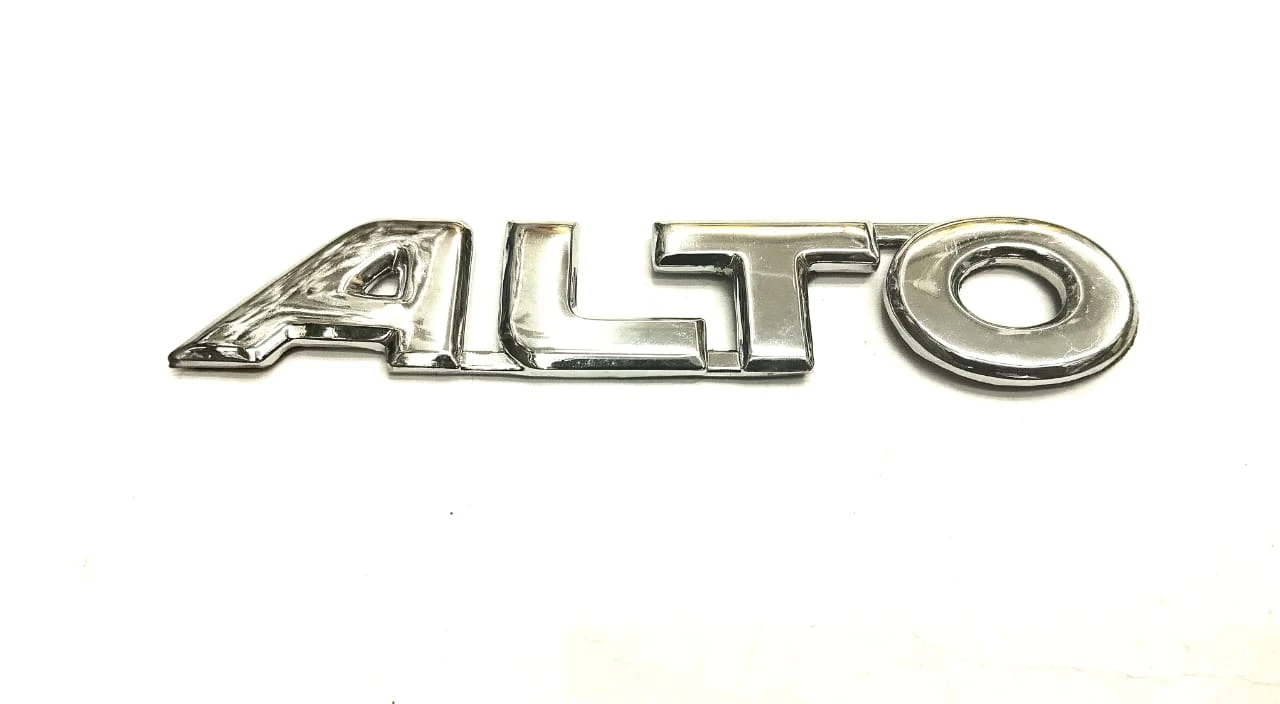 Generic Alto Chrome Badge Emblem