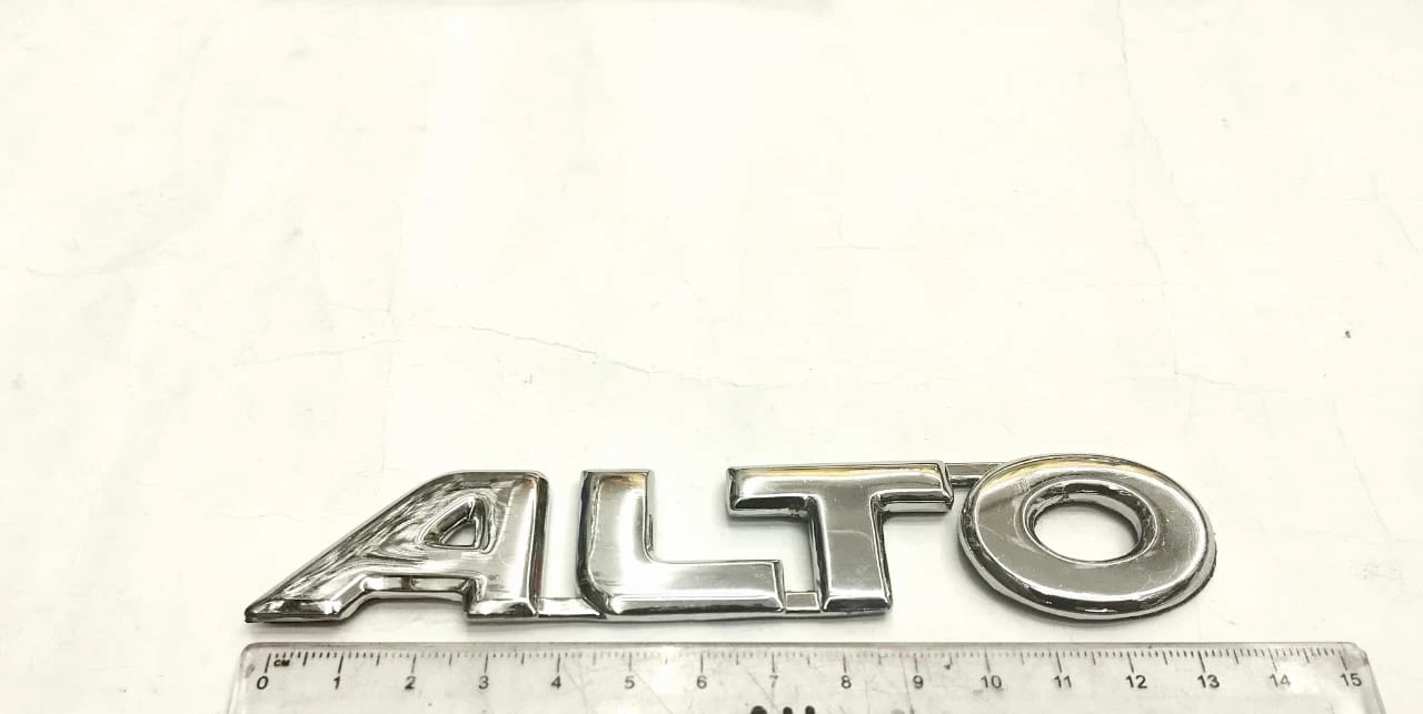 Generic Alto Chrome Badge Emblem - image 3
