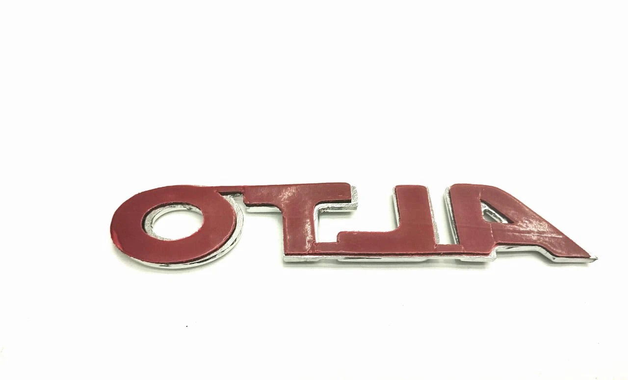 Generic Alto Chrome Badge Emblem - image 4