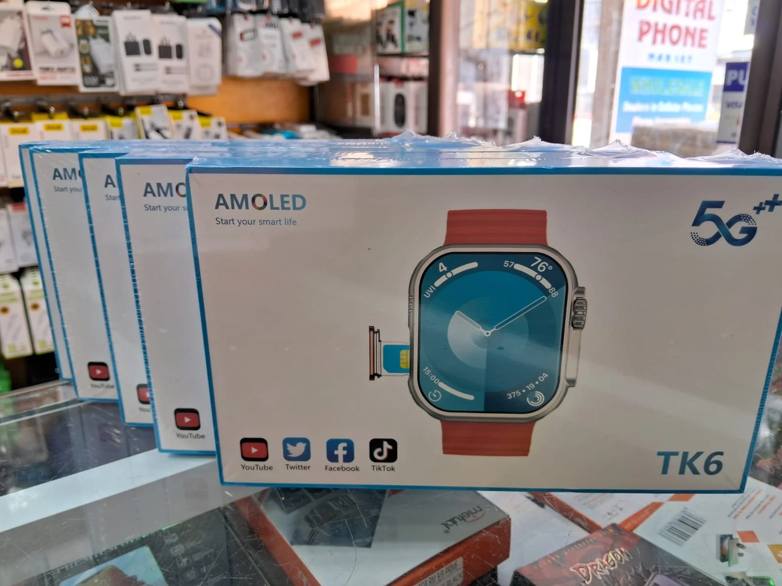 Android smart watch Sim Insert TK6 5G 4GB+64GB New 2024 - image 6