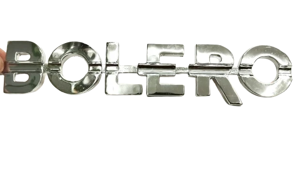BOLERO Chrome Letter Badge Emblem - image 2