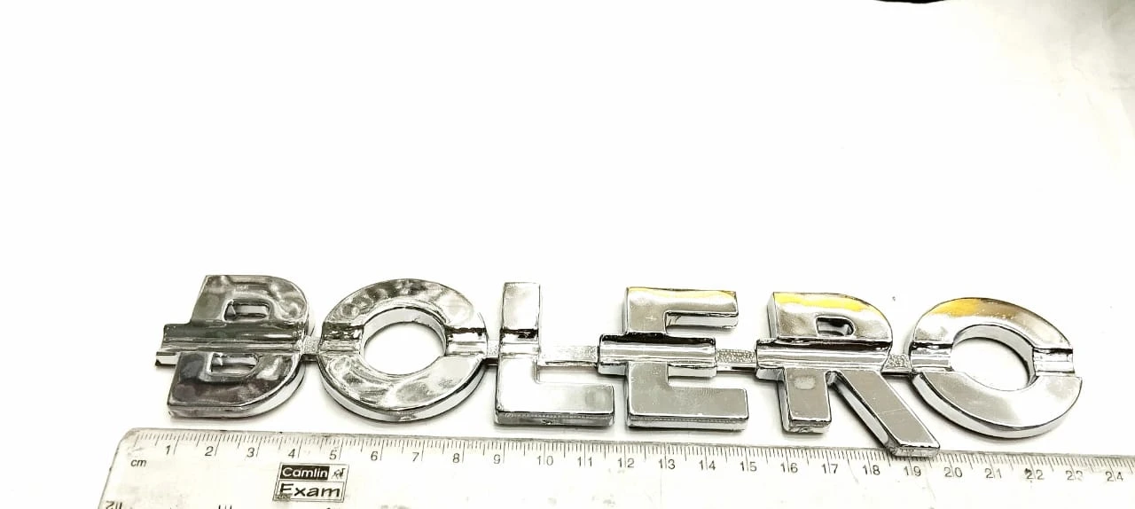 BOLERO Chrome Letter Badge Emblem - image 3