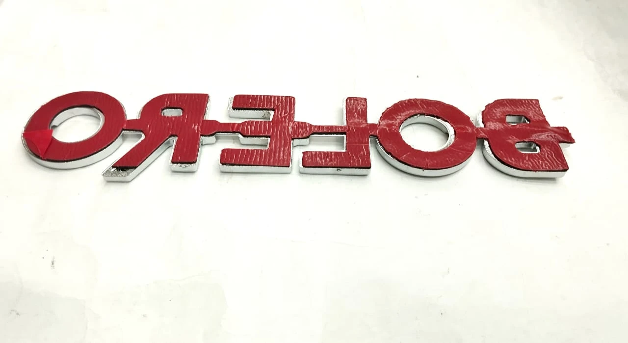 BOLERO Chrome Letter Badge Emblem - image 5