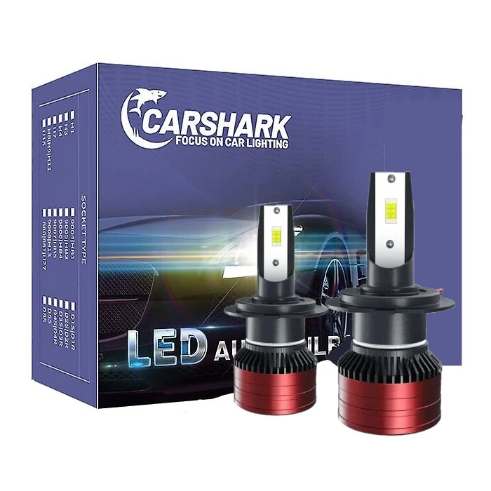Carshark H1 H7 H8 H9 H11 HB3 9005 H4 60W Headlight Bulbs - image 2
