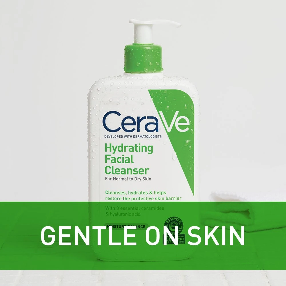 CeraVe Hydrating Facial Cleanser 355ml Face Wash - image 10