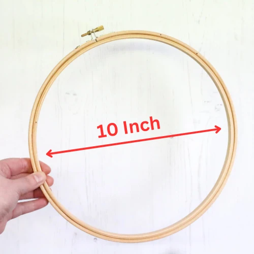 Generic Embroidered Hoops & Portraits Customized Gift - 10 Inch - image 2