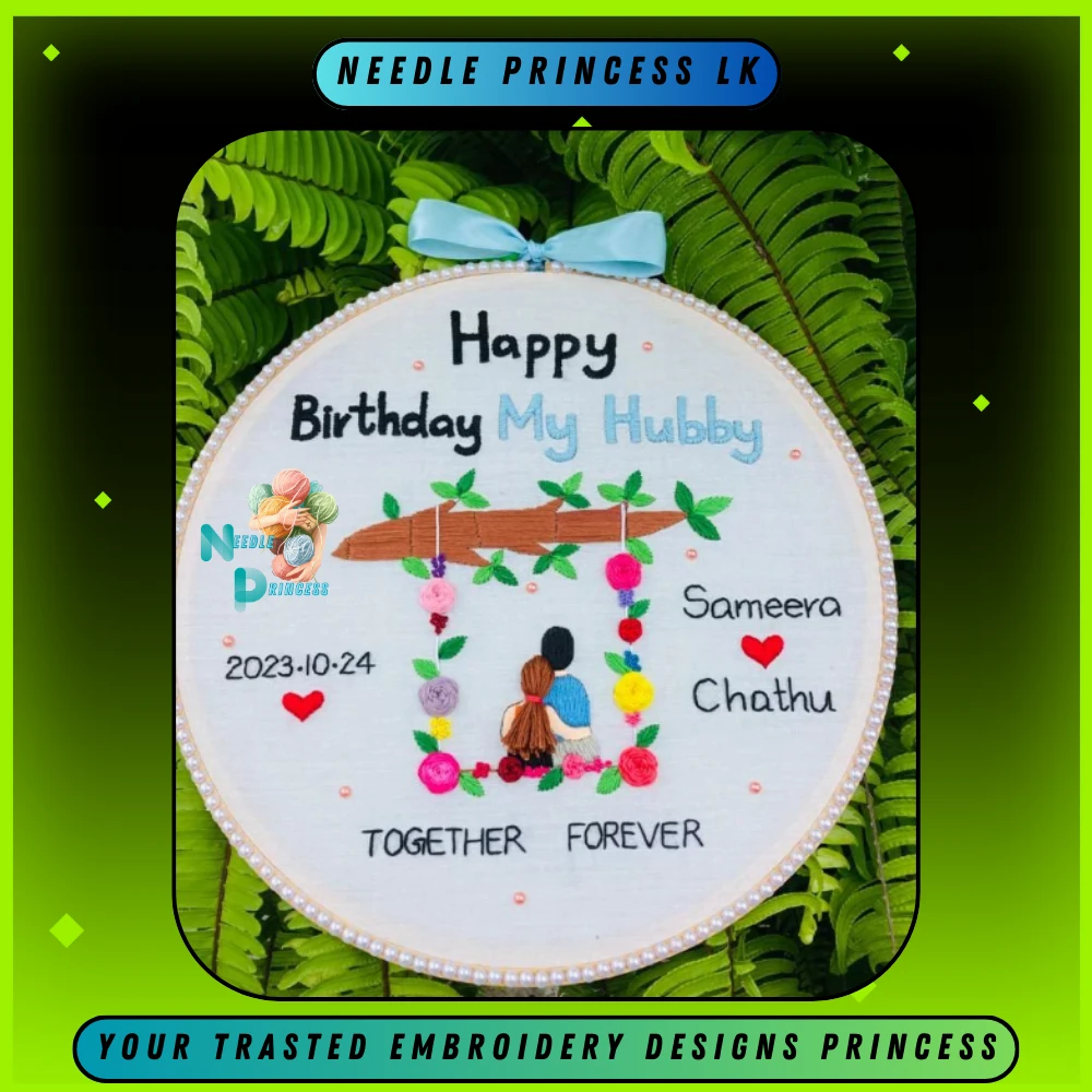 Generic Embroidered Hoops & Portraits Customized Gift - image 5