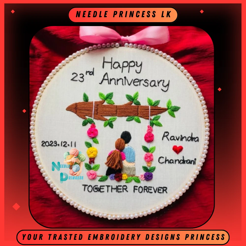 Generic Embroidered Hoops & Portraits Customized Gift - image 3
